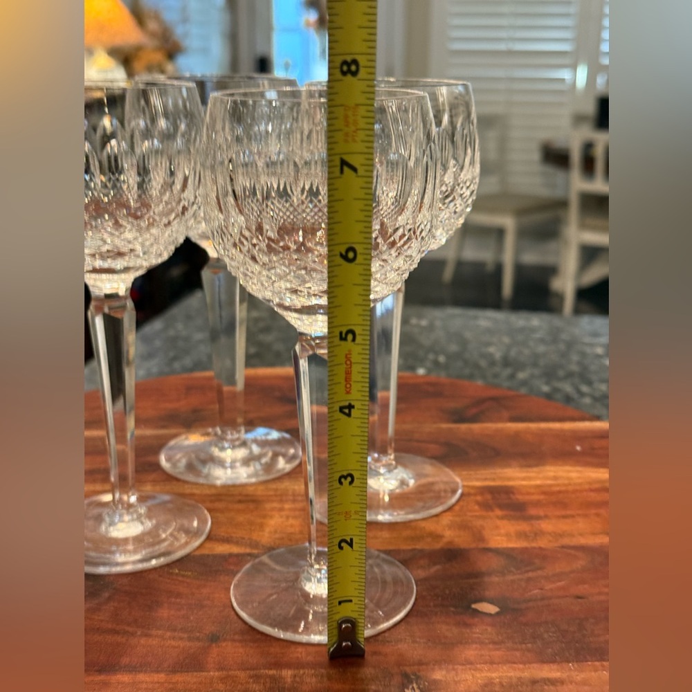 Waterford Crystal Stemware COLLEEN Hock Wine Glasses - Set of Four Vintage - Picture 14 of 15